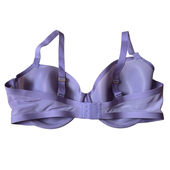Cuup The Demi Bra Size 42F Underwire Adjustable Strap Mesh Women's Purple - Picture 2 of 5